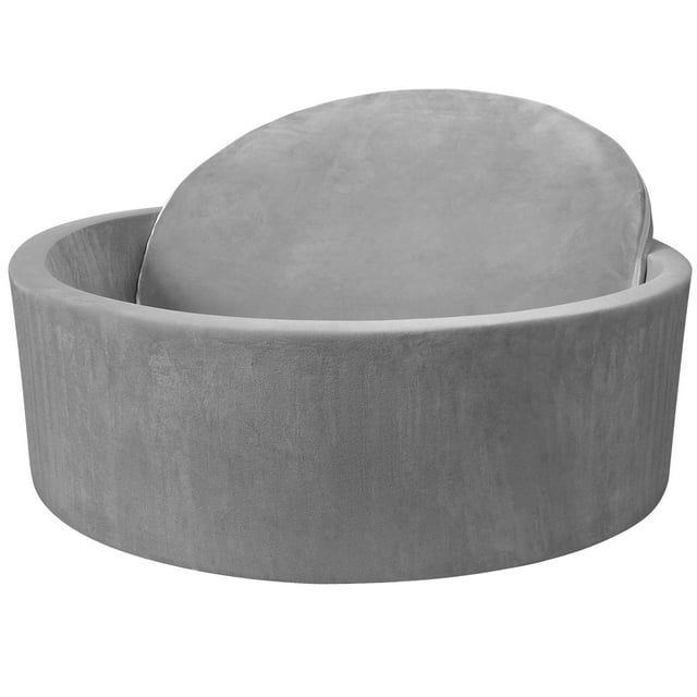 Piscina de Pelotas de Espuma para Bebés SIUUHOVS 90x30x5 cm con Espuma de Memoria Suave