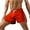 Red, variant on Mlzmgr Shorts for Men Elastic Waist Drawstring Side Zipper Split Lightweight Casual Loose Shorts Solid Color