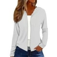 thumbnail image 2 of YLHFASHION Vestes à Fermeture Éclair pour Femmes 2025 Automne Chandail Léger de Base Imprimé Chandails à Manches Longues Cordon de Serrage Chandails à Capuche à Fermeture Éclair Intégrale Aubaines du Jour Liquidation T-shirt à Manches Longues pour Femmes, 2 of 5