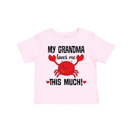 

Inktastic Grandma Loves Me Gift Toddler Boy or Toddler Girl T-Shirt