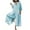 Light Blue# womens linen jumpsuit wide leg,, variant on Womens Linen Romper Plus Size,2024 Fall Winter Women Casual Solid Color Trendy Button Down Half Sleeve Suit Classic Round Neck Romper Long Playsuit Wide Leg Jumpsuit Lightweight
