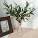 thumbnail image 3 of 5pcs Fake Olive Leaf Fruits Branch Artificial Olive Ramas Flor Arreglo, 3 of 5