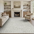 thumbnail image 1 of Area Rug x Rugs for Living Room Bedroom High Low Textu Jacquard Boho Neutral Carpet Non Slip Machine Washable Rug Dining Nursery Living Room Farmhouse Rug, 1 of 7