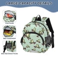 thumbnail image 4 of ALAZA Frogs on Skateboards Mini Backpack School Bookbag Age 3-7 Small, 4 of 7