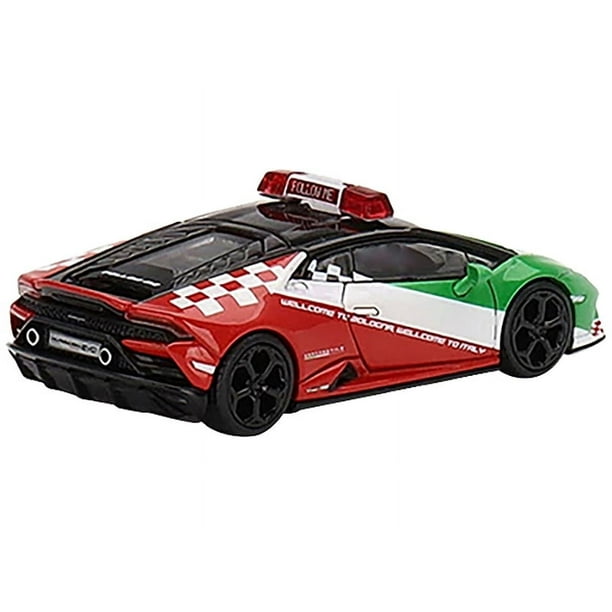 Mini GT Lamborghini Huracan EVO Bologna Airport 2020 Follow-Me Car