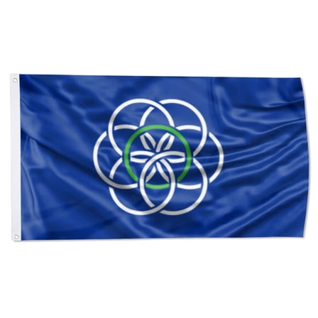 Yanbooch Planet Earth Flag banner with Grommets Man cave Decor 3x5Feet
