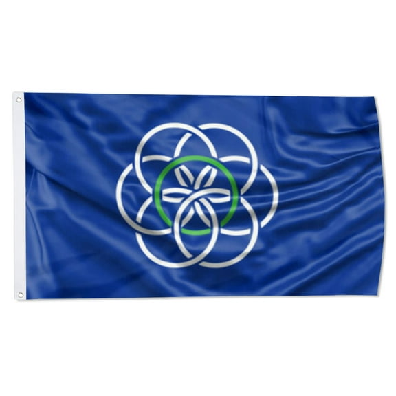 Yanbooch Planet Earth Flag banner with Grommets Man cave Decor 3x5Feet