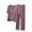 Purple, variant on Women's Pajama Set with Built-in Bra – Short Sleeve Crewneck Top and Long Pants, Soft Modal Loose Fit Loungewear, 2 Piece Sleepwear Plus Size Friendly Sky Blue,XXL