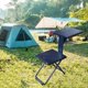 thumbnail image 5 of Taburete plegable portátil Cola Asiento de acero ABS Azul, 5 of 8