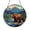Acrylic 3.5 Inch, variant on Stained Glass Bear Suncatcher Forest Wildlife Scene Window Decor Hanging Rustic Home Accent