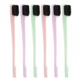 thumbnail image 2 of MesaSe 6Pcs Dual Edge Brush Comb Nylon Material Fine Tooth Multifunction Edge Control Brush for Hair Eyebrow Beauty, 2 of 8
