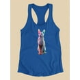 thumbnail image 3 of Sitting Sphynx Cat Racerback Tank Women -SPIdeals Designs, Female Large, 3 of 4