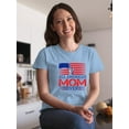 thumbnail image 2 of All American Mom Ever T-Shirt Women -Image by Shutterstock, Female 4X-Large, 2 of 4