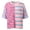 Multicolour, variant on Womens Summer Striped Shirts Color Block Loose Fit Short Sleeve Crew Neck Tees for Summer Beach & Daily Outfits (Multicolour XL)
