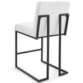 thumbnail image 6 of Counter Stool Chair, Fabric, Metal Steel, Black White, Modern Contemporary Urban Design, Bar Pub Cafe Bistro Hotel Restaurant Hospitality, 6 of 8
