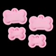 thumbnail image 2 of Diy Resin Mold Polymer Clay Epoxy Keychain Casting Mould Cookie Silicone Dog Tag, 2 of 4