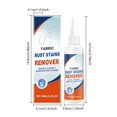 thumbnail image 3 of Fabric Rust Stain Remover Liquid 3.38 Fl Oz Stain Remover for Clothes Effective Rust Spot Removal for Home Laundry Car Upholstery Travel Single Pack, 3 of 9