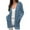 Blue, variant on Bibifish Womens Cardigan Sweaters Fall Winter Long Sleeve Open Front Sweaters Casual Oversized Lightweight Pockets Trendy Knit Outwears