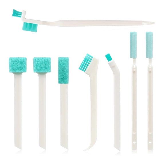 8 Pcs Small Crevice Cleaning Brush, Soft Bristle Cleaner for Humidifier, Ultrasonic Humidifier Fan Air Inlet Outlet Air Purifier Vent Window Track Kitchen Appliance Cup Gap Deep Clean Tool