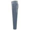 thumbnail image 6 of Womens High Waisted Washed Jean Elastic Waist Stretchy Straight Leg Pull on Pants Trendy Baggy Loose Denim Pants, 6 of 7
