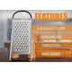 thumbnail image 2 of Extra Coarse Handheld Flat Grater Non-Slip Design, Stainless Steel for Effortless Grating, 2 of 5