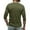 Green, variant on Polo Shirts For Men Long Sleeve Solid Color Fashion Lightweight Loose Fit Quarter Button Henley Shirt Fall Comfort Classic Basic Tops Black L