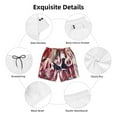 thumbnail image 7 of Mens Hazbin Hotel Swim Trunks Beach Shorts Quick Dry Board Shorts Swimwear Bathing Suits, 7 of 7