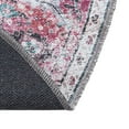 thumbnail image 7 of Unique Loom Yara Collection Area Rug - Yash (4' Round Light Coral Pink/Blue), 7 of 7
