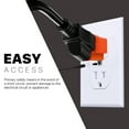 thumbnail image 6 of ETL Listed 3 Prong to 2 Prong Outlet Adapter, Polarized Ground Plug Adapter Two to Three Pin Converter, 6 of 7