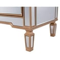 thumbnail image 6 of Elegant Decor Contempo 6 Drawer 48" Mirrored Dresser in Hand Rubbed Antique Gold, 6 of 13