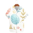 thumbnail image 2 of VBTAPA Hawaiian Shirt for Men 2025 Easter Printed Short Sleeve Button Down Shirts Big and Tall Casual Aloha Shirts Daily Sales Multicolor XXXXXL, 2 of 6
