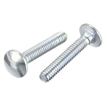 

Uxcell 1/4-20x1-1/2 Carriage Bolt Q235 Carbon Steel Zinc Plated 10 Pack