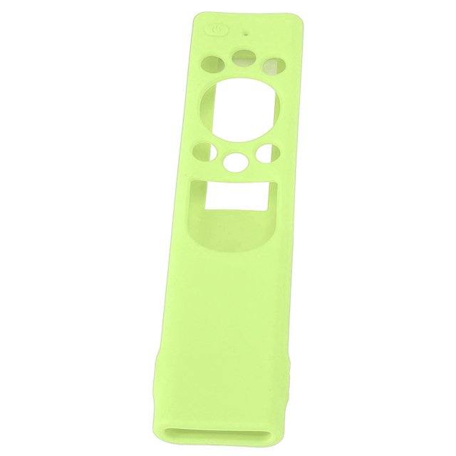 Anti Drop Remote Control Cover, Convex Anti Slip Skin Friendly Full Protection Remote Control Silicone Protective Cover With Lanyard For Electronic Equipment Luminous Green
