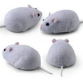 thumbnail image 2 of Juguete de peluche de ratón con control remoto para gatos, juguete de rata de peluche realista y cómodo, juguete de rata falsa, 2 of 9