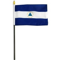 Nicaragua flag 4 x 6 inch