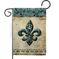 thumbnail image 2 of Breeze Decor 68003 Mardi Gras Fleur De Lys 2-Sided Impression Garden Flag - 13 x 18.5 in., 2 of 2