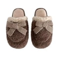 thumbnail image 6 of Agkizg Womens Fuzzy Slippers, House Slippers, Decorative Fuzzy Lined House Slippers Multi Size Warm Plushes Comfortable Casual Indoor Winter Slippers, 6 of 7