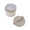 thumbnail image 4 of 1.2L Insulated Thermal Lunch Jar 304 Stainless Steel Vacuum Thermal Lunch Containers with Spoon for Students Workers Apricot White, 4 of 5
