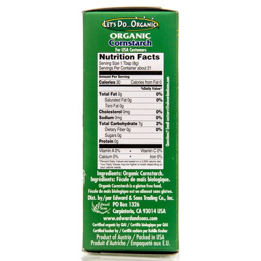 Let\'s Do...Organic Cornstarch, Organic-6 x 6 oz