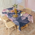 thumbnail image 5 of Pioneer Flower Floral Print Pattern Rectangle Tablecloth 60"x102",Waterproof Polyester Rectangle Table Cloth, Wipeable Spillproof Polyester Tablecloth for Dining, Camping, Indoor and Outdoor, 5 of 6