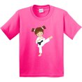 thumbnail image 3 of Inktastic Karate Girl, Cute Girl, Brown Hair, Black Belt Youth T-Shirt, 3 of 5