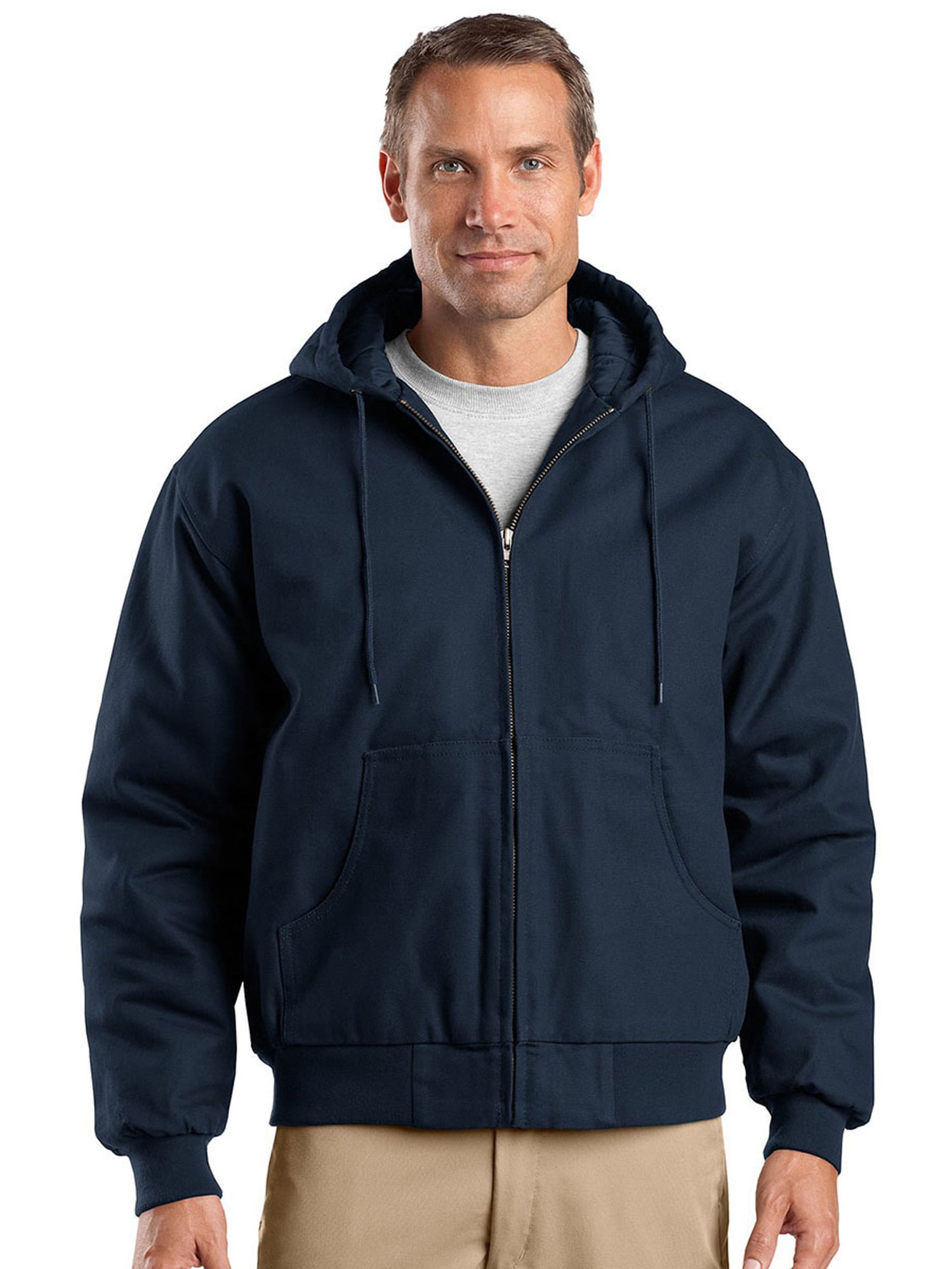 Cornerstone - Cornerstone Men's Warmth Full-Zip Hooded Work Jacket_Navy ...