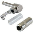thumbnail image 2 of GLS Audio 1/4" Right Angle Plugs TS Mono Heavy Duty Style for Speaker Cables, Patch Cables, Snakes - Male 1/4 Inch Phono 6.3mm Phone Plug Bulk - 10 Pack, 2 of 3