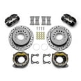 thumbnail image 4 of Wilwood SL6R 14" Front & DPR 11" Rear Big Brake Combo With 2" Drop Spindle PB-Cable Brake Lines & Fluid Black Drilled For 1964-1974 GM A/F/X Body 12 Bolt w/C-Clips 2.75/2.81" Offset Staggered Mount, 4 of 6