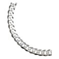 thumbnail image 4 of JOYARIS Esclava Gruesa Pulsera Hombre Cubana Barbada Plata 925 7.5mm Talla Largo/Ancho: 21 cm x 7.5 mm PT-0000579, 4 of 4