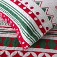 thumbnail image 6 of 2/3-Piece Christmas Quilt Set - Snowflake Bedspread & Throw Blanket for Festive Holiday Decor, 6 of 9