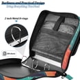 thumbnail image 4 of FORMRS Zipper Binder with Shoulder Strap 2-inch Ring 500 Sheet Capacity File Bag, Astronaut and Sky, 4 of 5