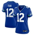 thumbnail image 1 of Maillot de Joueur # 12s Royal Seattle Seahawks pour Femmes, 1 of 3
