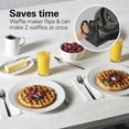 thumbnail image 2 of Hamilton Beach Double Flip Belgian Waffle Maker, 2 of 6