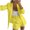 Yellow, variant on Hot6sl Blazer for Women Womens Solid Color Casual Long Sleeve Lapel Button Blazer Jacket